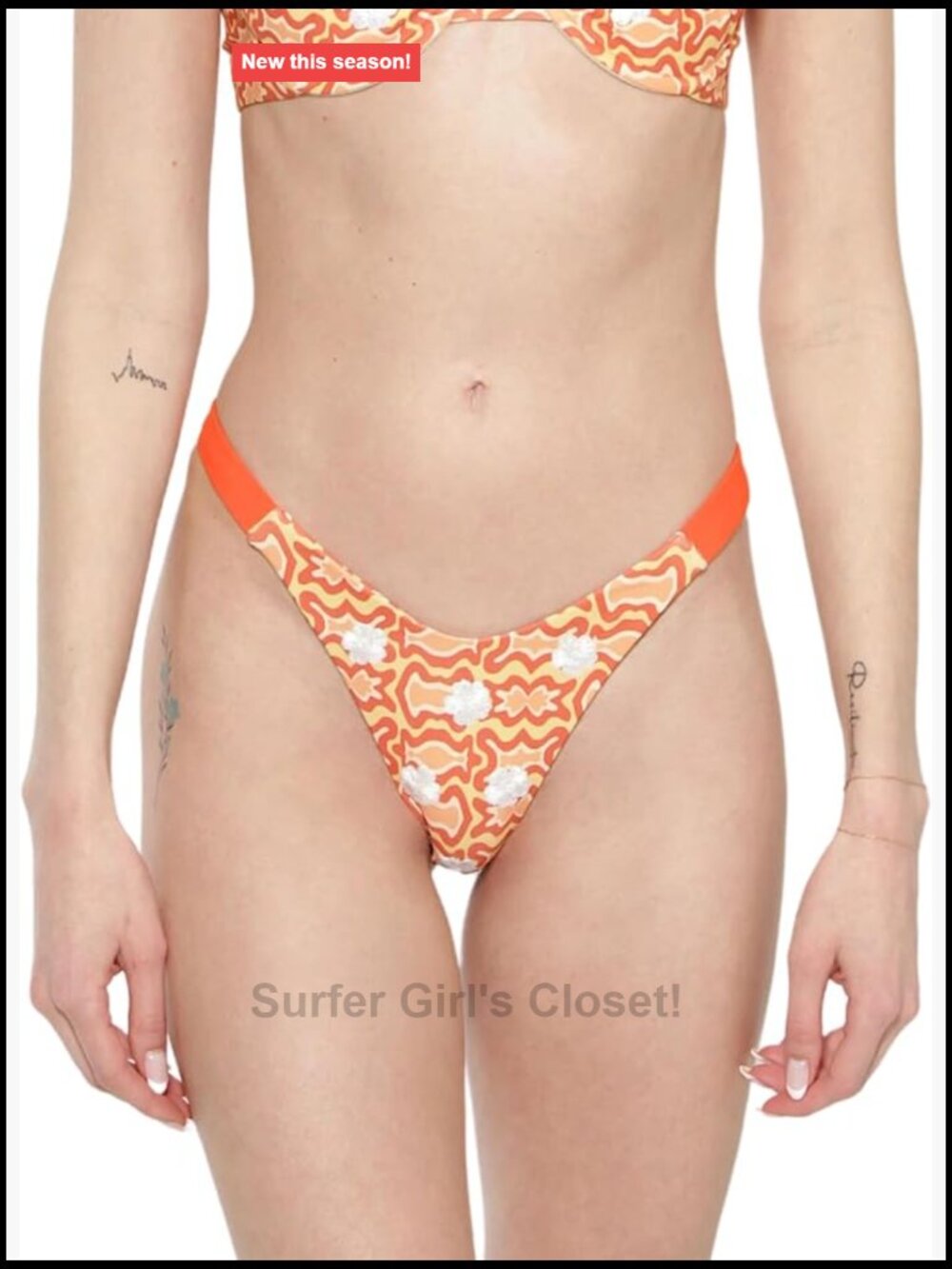 Handmade Bikini Set with Embroidered Details